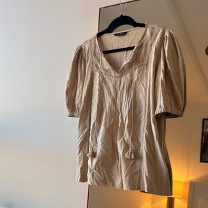 Lauren Ralph Lauren Women's Beige Blouse